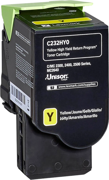 Original Lexmark C232HY0 Toner Yellow