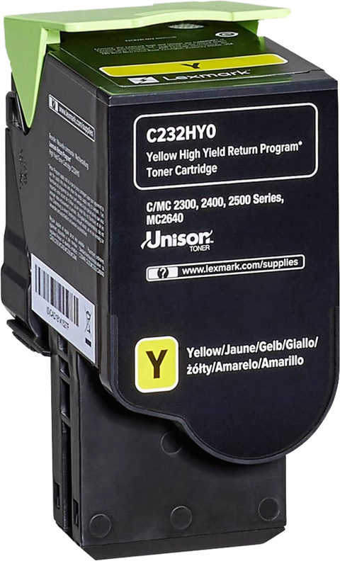 Original Lexmark C232HY0 Toner Yellow