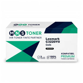 Kompatibel zu Lexmark C3220Y0 Toner Yellow