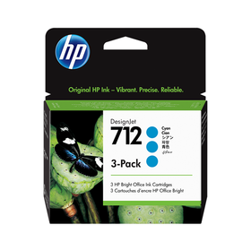 Original HP 712 (3ED77A) Multipack Cyan