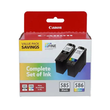 Original Canon PG-585 + CL586 Druckerpatrone Schwarz & Color Multipack