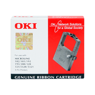 Original OKI 09002303 (182/3321) Farbband Schwarz