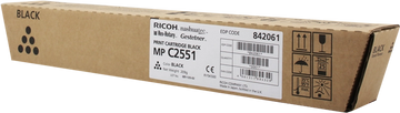 Original Ricoh 842061 MP C2551BK Toner Schwarz