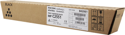 Original Ricoh 842061 MP C2551BK Toner Schwarz