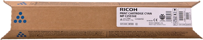 Original Ricoh 842064 MP C2551HEC Toner Cyan