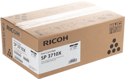 Original Ricoh SP 3710X (408285) Toner Schwarz
