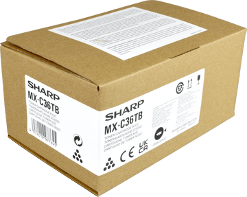 Original Sharp MX-C36TB Toner Schwarz