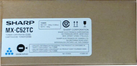 Original Sharp MX-C52TC Toner Cyan
