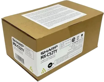 Original Sharp MX-C52TY Toner Gelb
